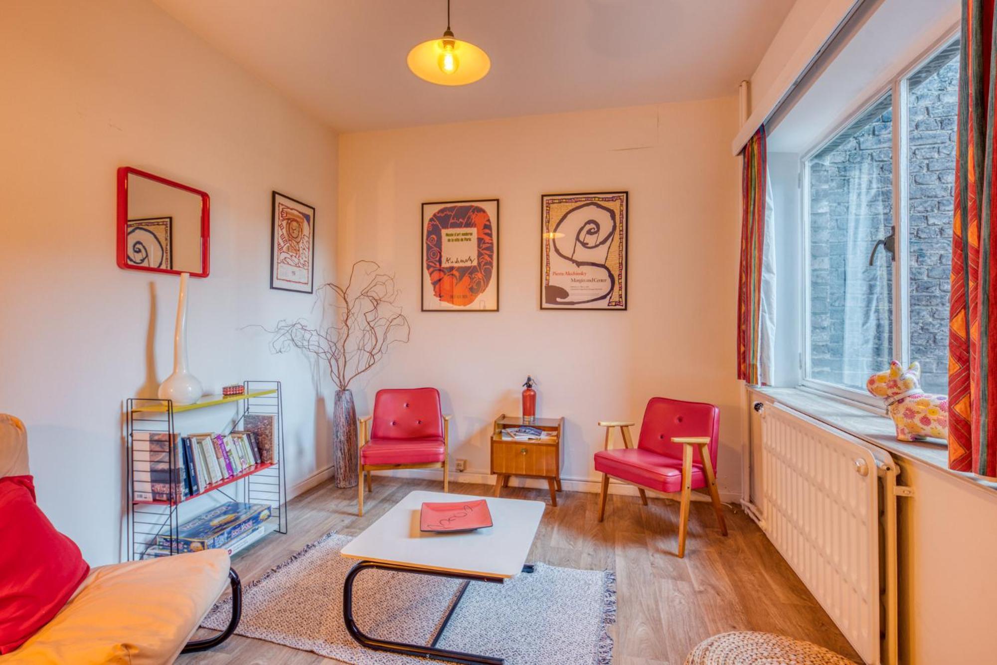 لييج Belle Maison Bourgeoise Partagee De 4 Logements المظهر الخارجي الصورة